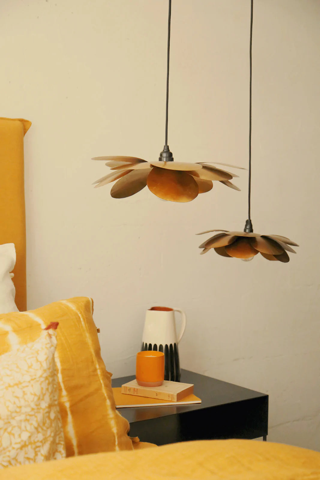 Hanglamp bloem. Maat Medium
